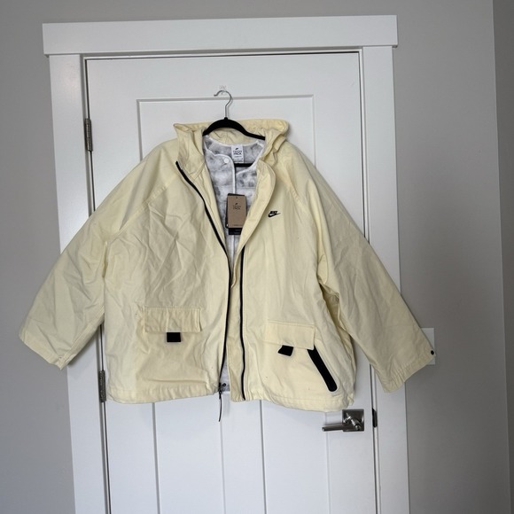 Nike Therma-Fit Tech Pack 3-1 jacket Women's Size XL Butter Yellow NWT Puffer - Picture 4 of 13